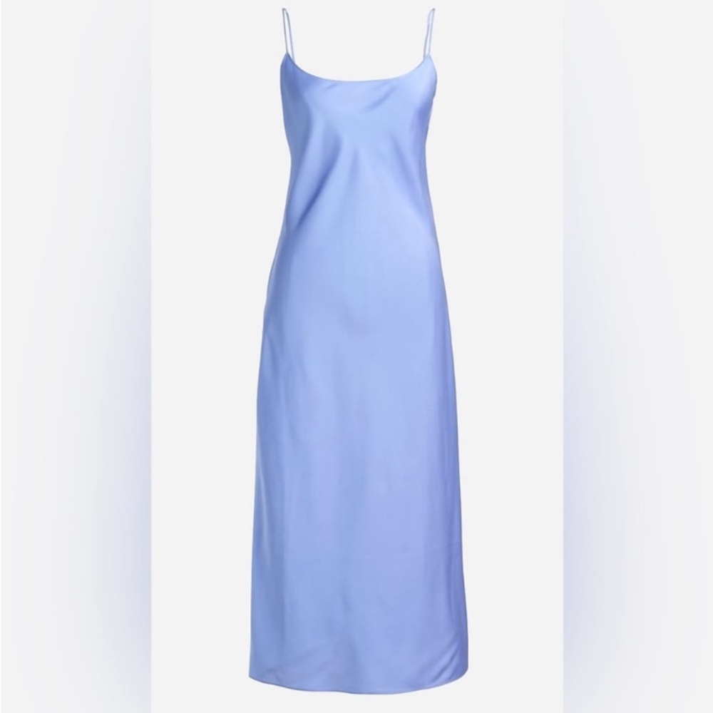J. Crew Gwyneth Slip Dress in Luster Charmeuse Size 6 - Picture 2 of 7